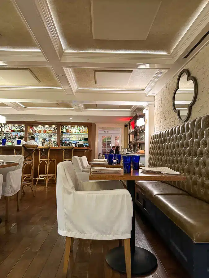 Inside Haywood’s Piano Bar and Grill