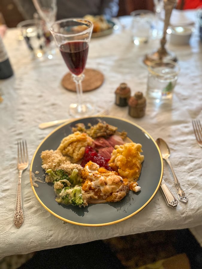 Thanksgiving plate