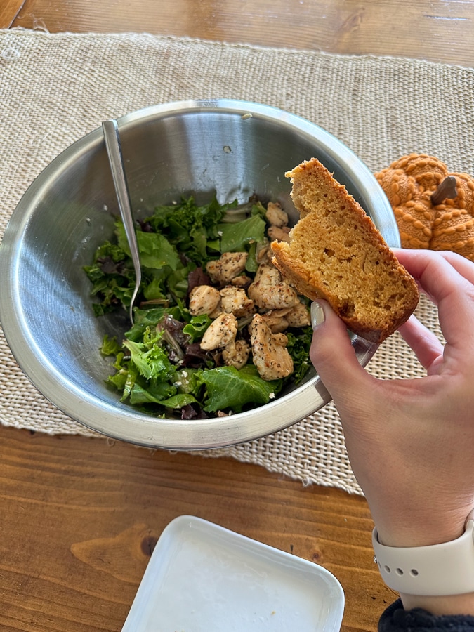 chicken salad + leftover cornbread | That Time Of Year