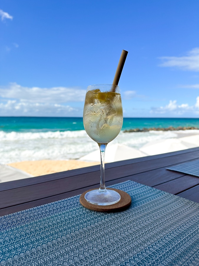 white wine sangria | Anguilla Food and Drinks