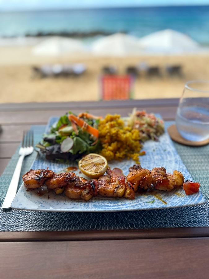 Shrimp Skewers | Anguilla Food and Drinks