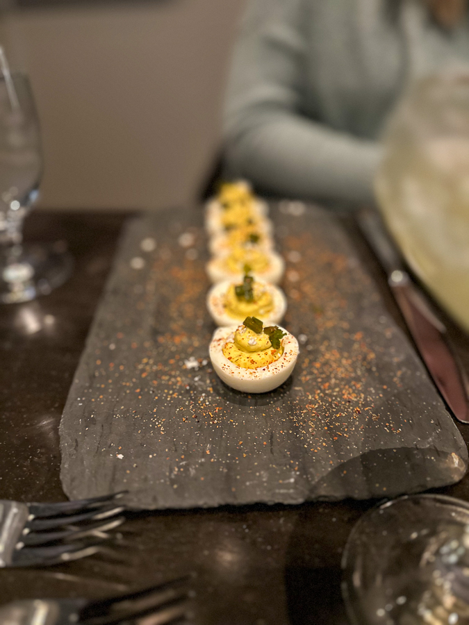 Counting House deviled eggs