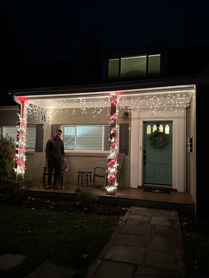 lights outside house