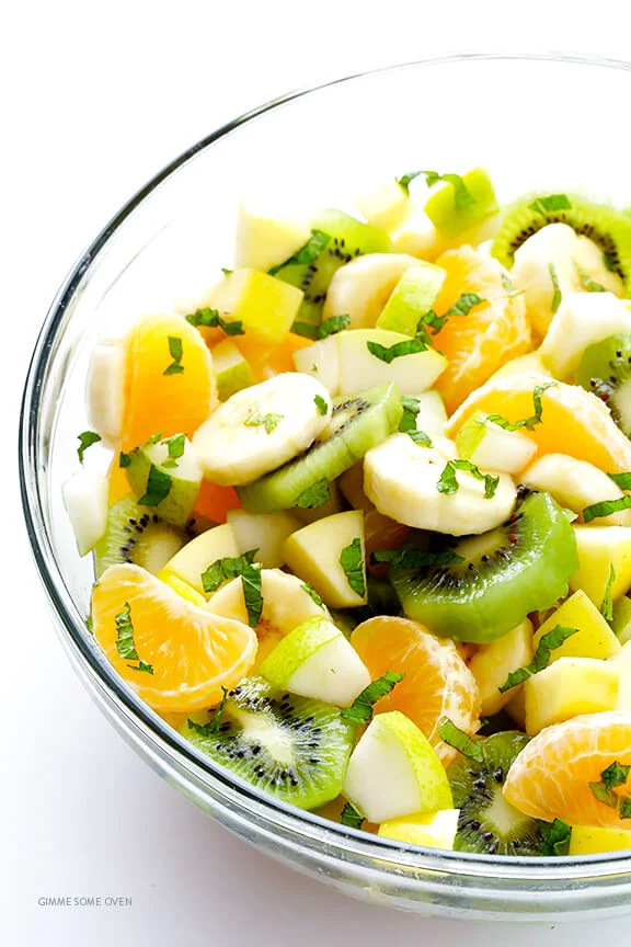 Healthy fruity holiday bowl