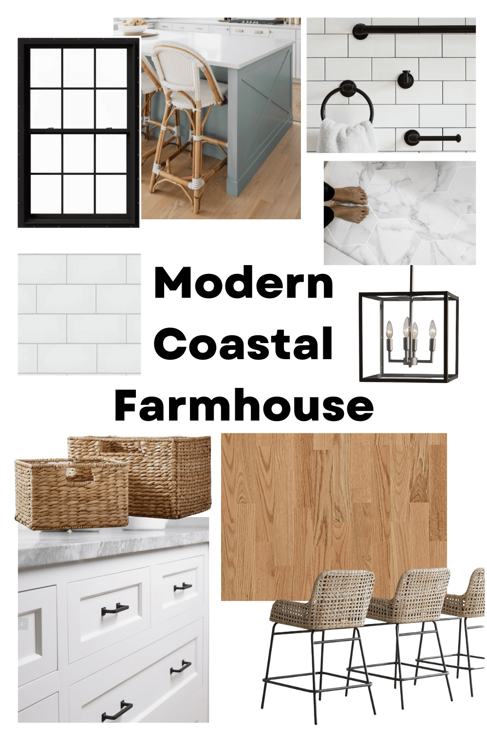 Modern Coastal Farmhouse Mood Board