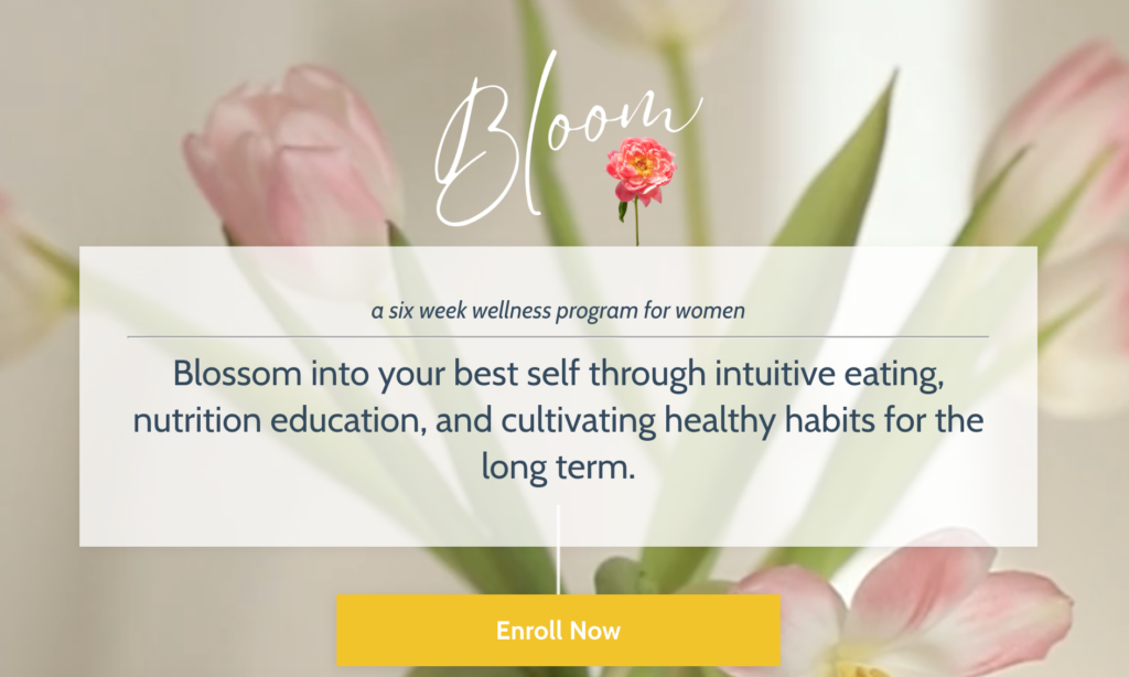 Bloom wellness program