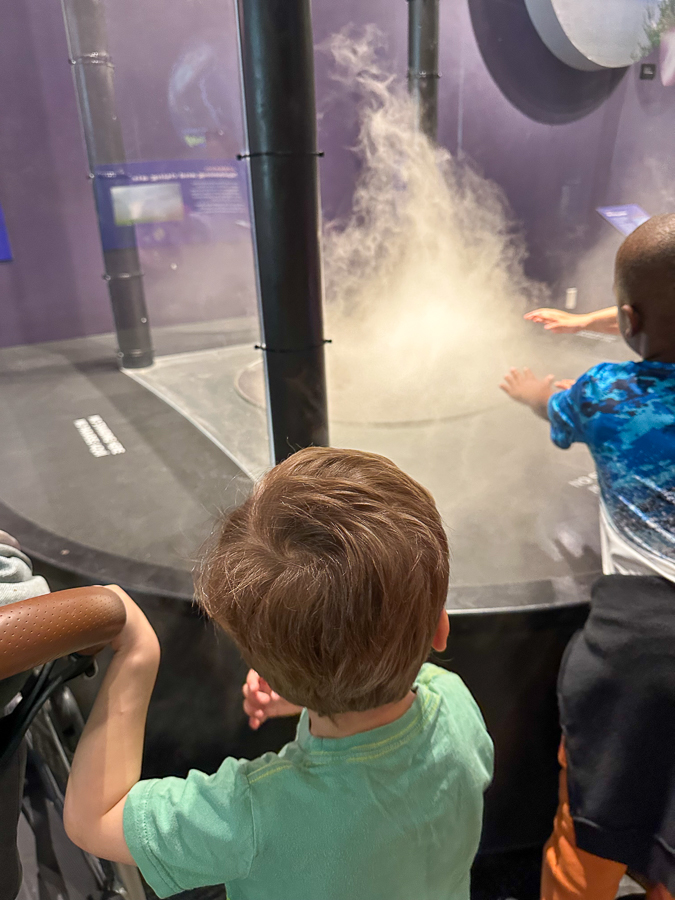 tornado simulation | Museum of Life and Science