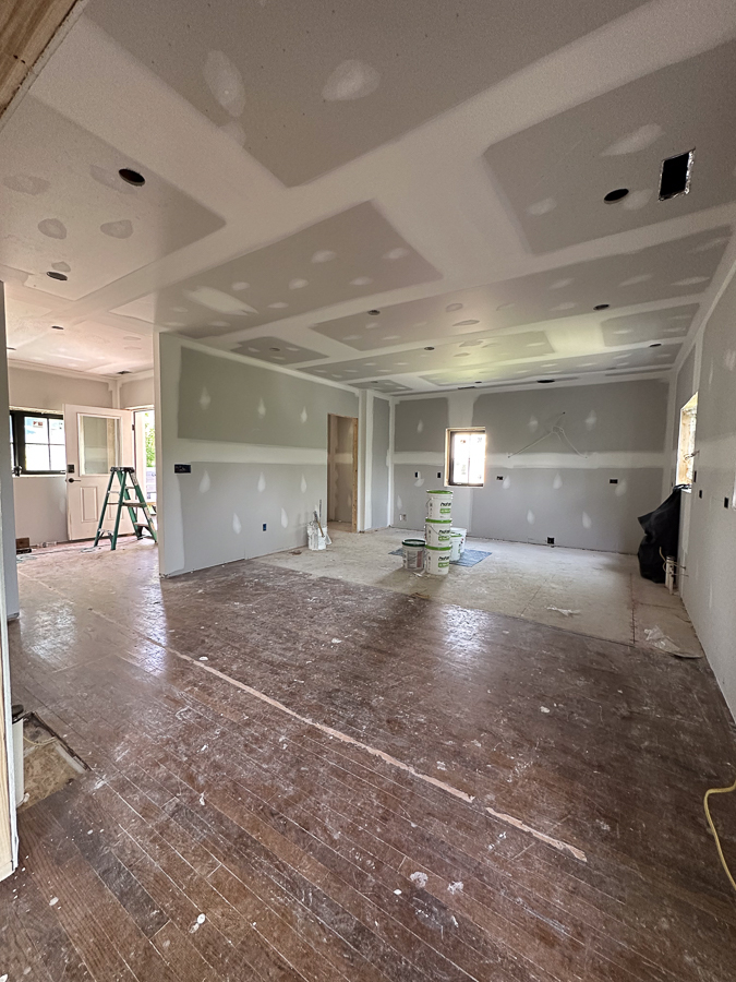 House Update: Hanging The Drywall