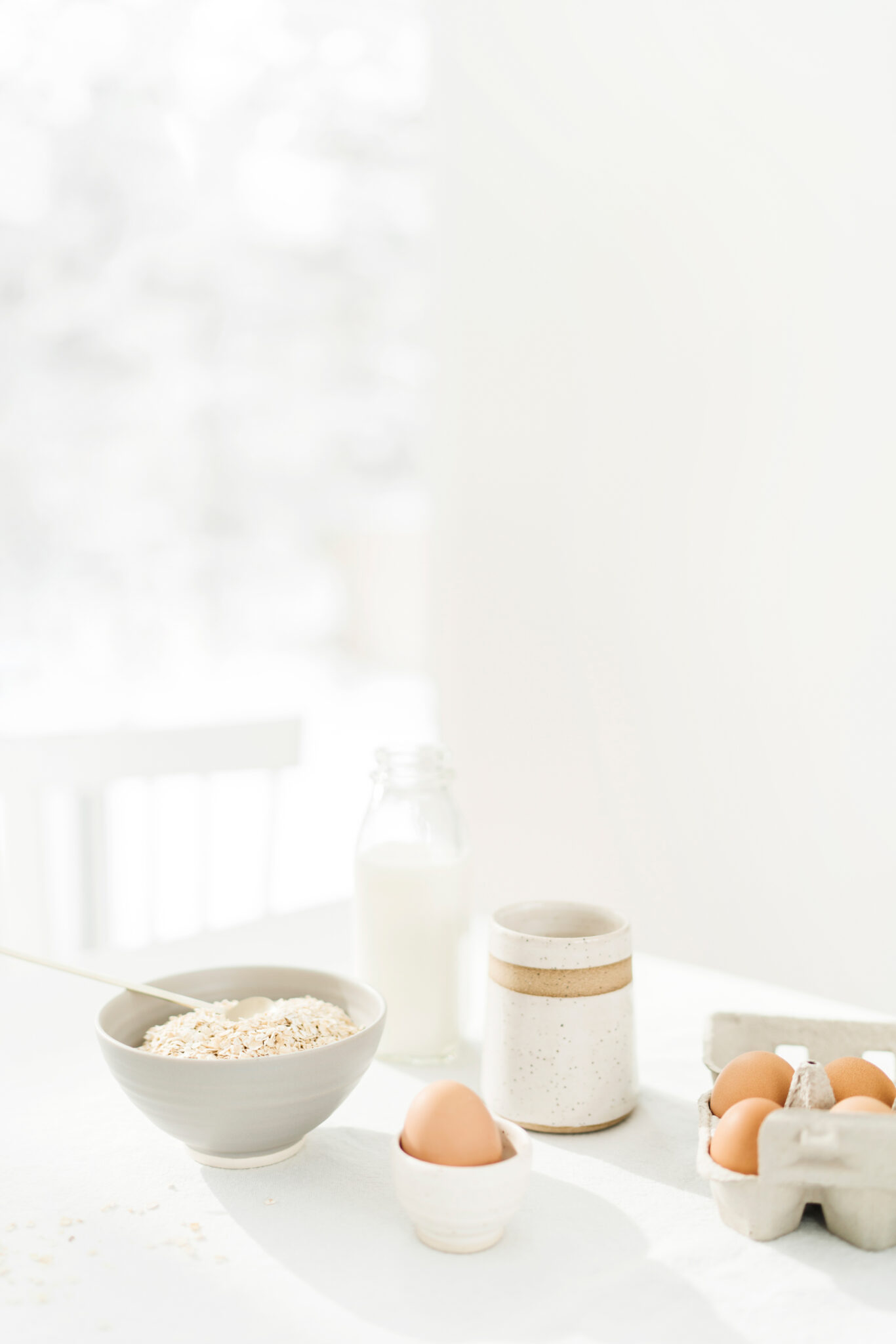 Oatmeal and Eggs For Breakfast