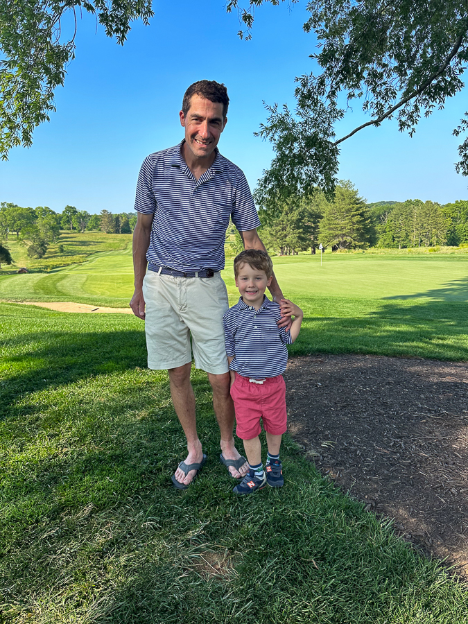 golf clothes dad and son