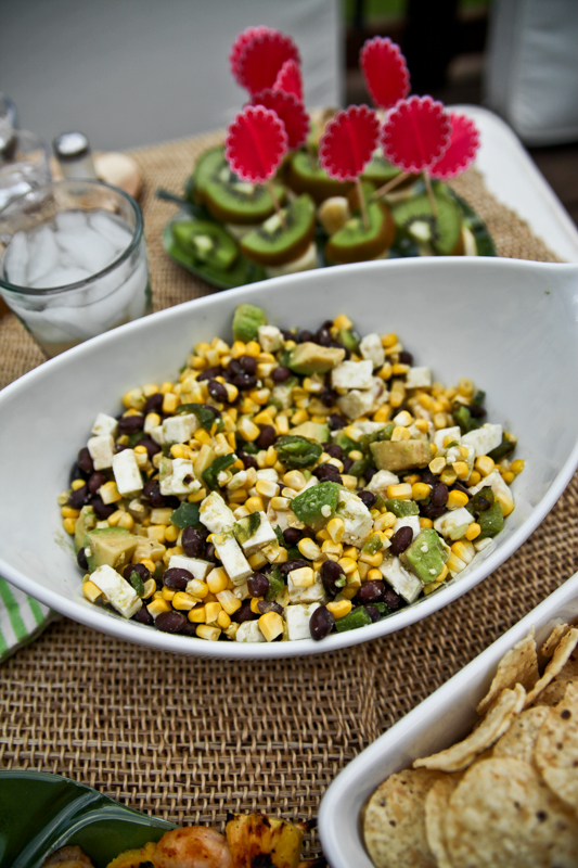 Bean and Corn Party Dip | 4th of July recipes