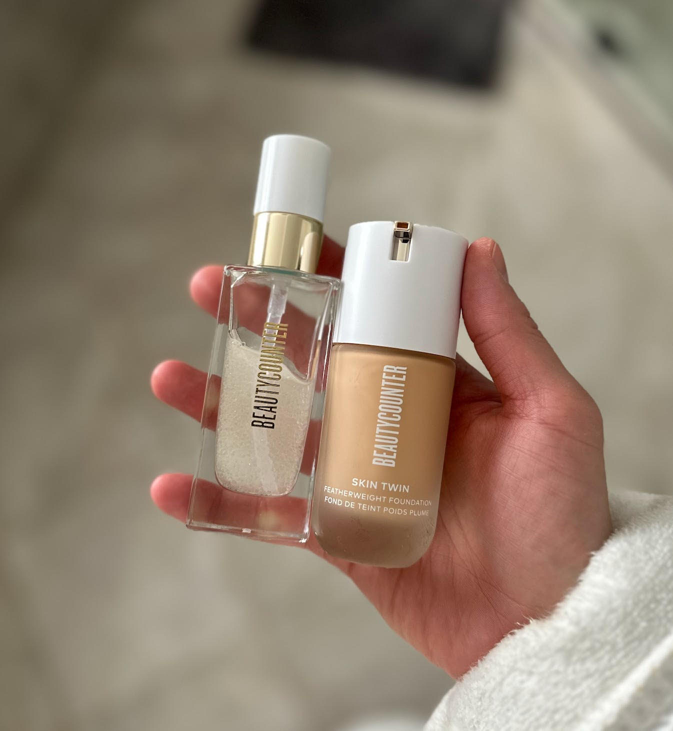 Beautycounter Glow First Priming Serum and Foundation