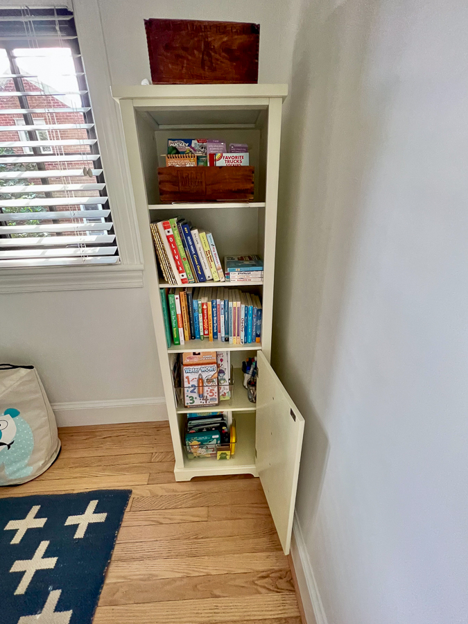 kids book shelves | Moving Back In