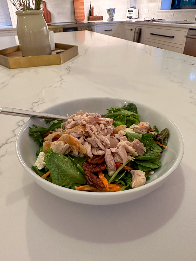 rotisserie chicken salads | Longer Sleeves Needed