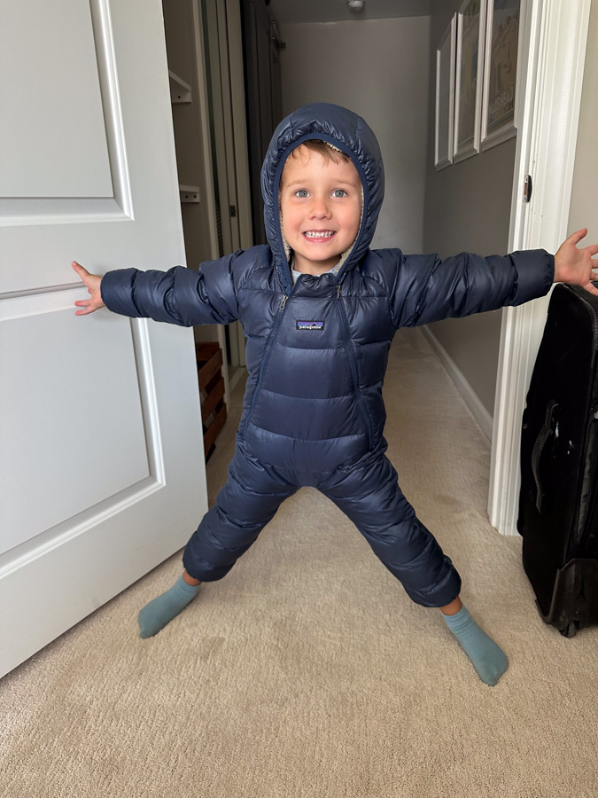 Patagonia snow suit | Friday Fuel Roundup