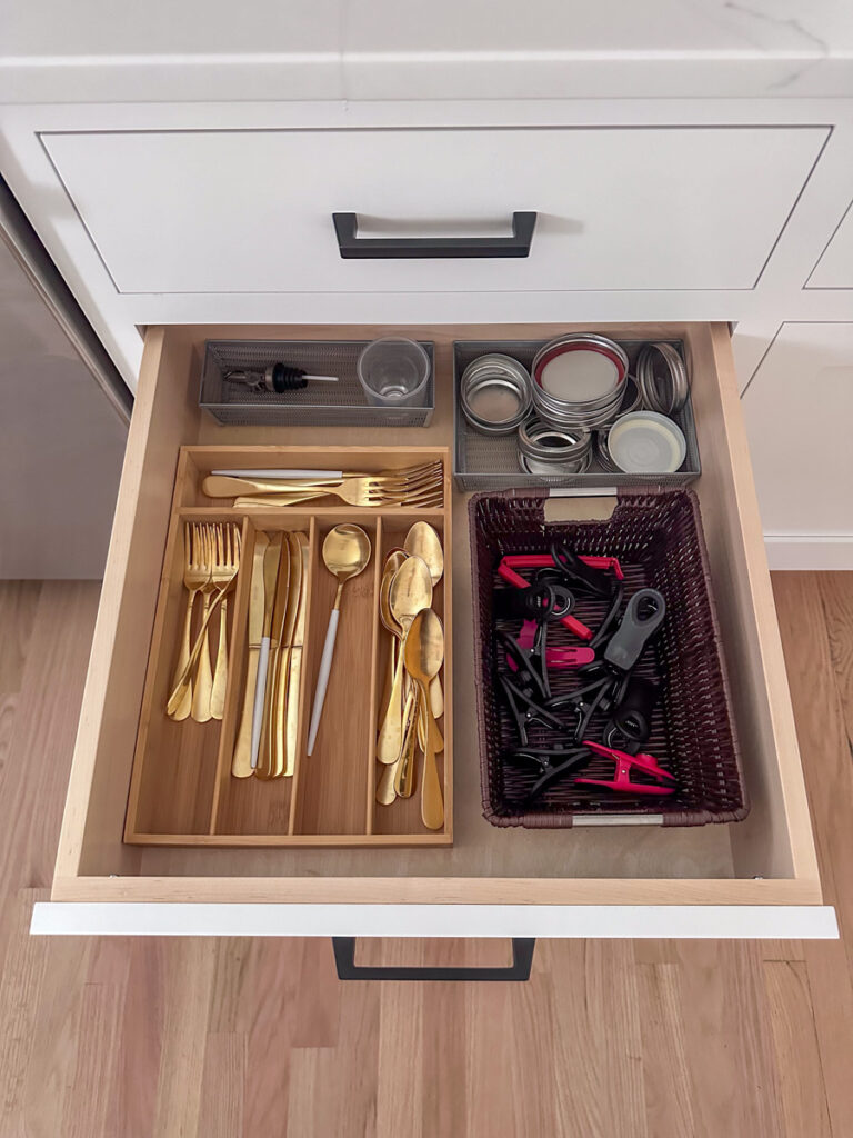 Extra Cutlery Drawer | Ideas For Organizing Kitchen Drawers
