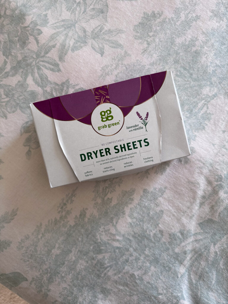 Grab Green Dryer Sheets