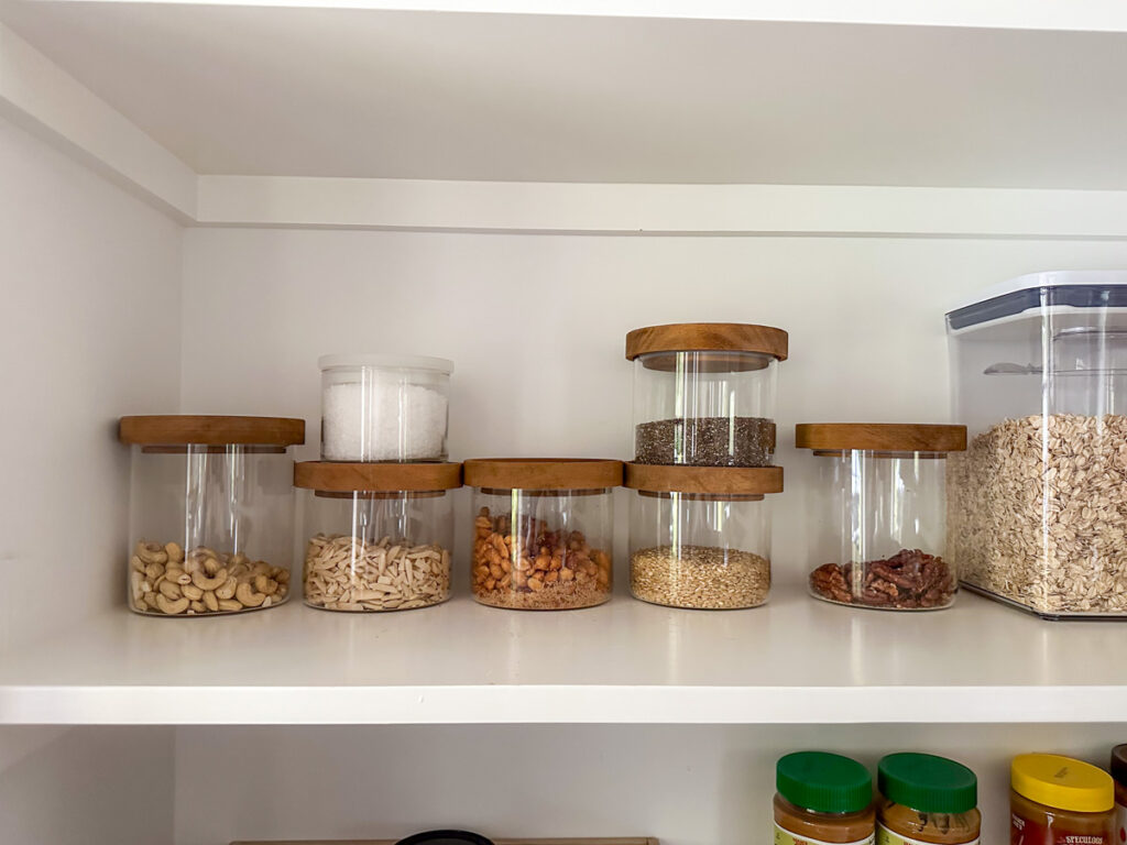 Glass Jar With Rounded Bamboo Lid version 1.0 -   Kitchen organization  pantry, Kitchen labels, Diy kitchen storage