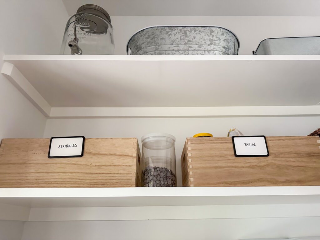 Labels for pantry | walk-in pantry organization ideas
