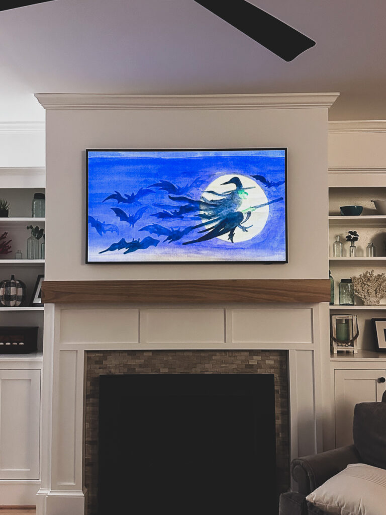 Frame TV for Halloween