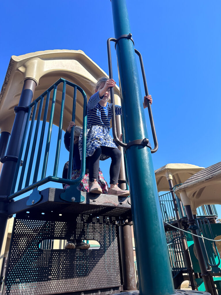 Greer Elementary's playground | A Very Cousin Weekend