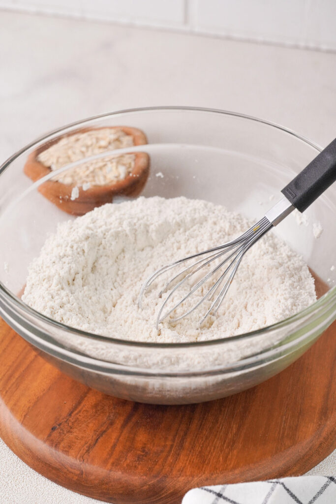 combine dry ingredients in a bowl