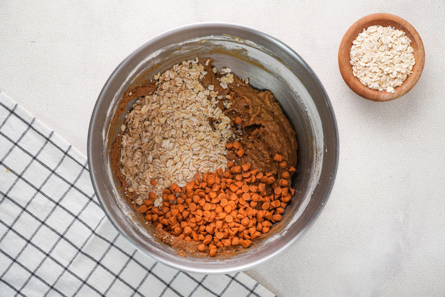 old-fashioned rolled oats and butterscotch chips