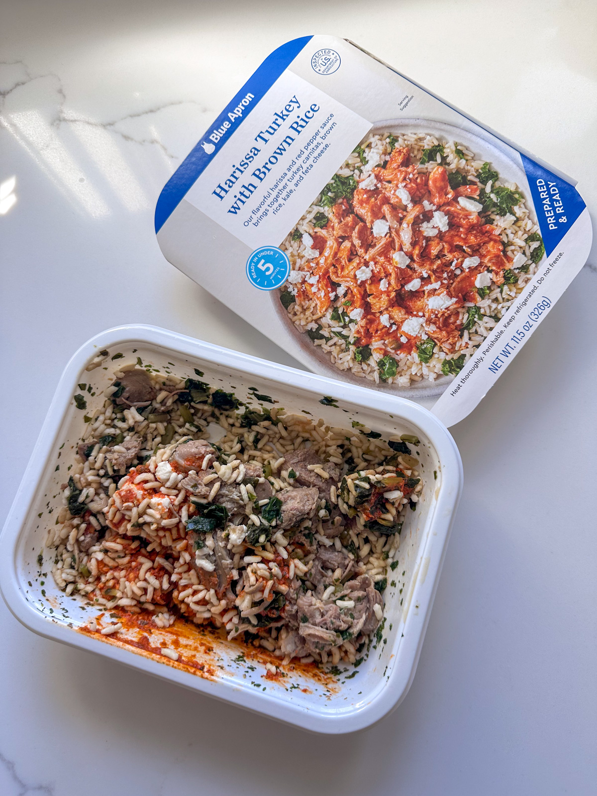 harissa turkey with brown rice