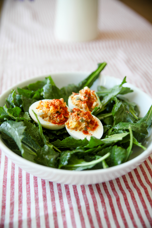 Cottage Cheese Deviled Eggs