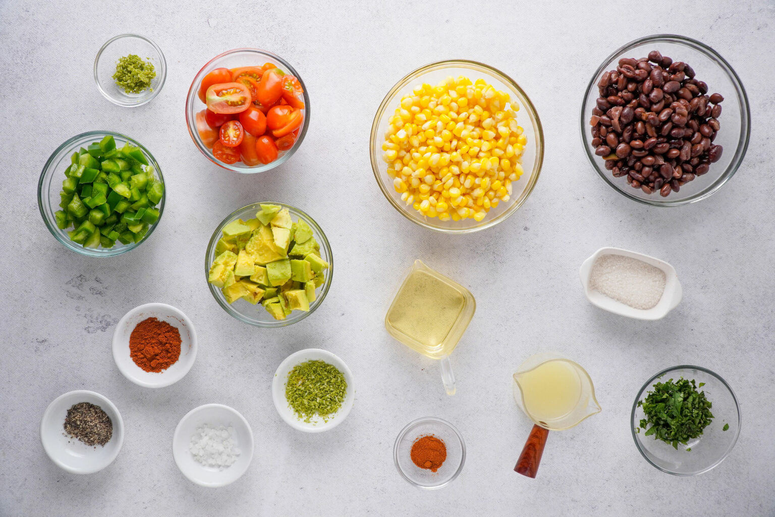 Black Bean Avocado Salad ingredients Black Bean Avocado Salad ingredients