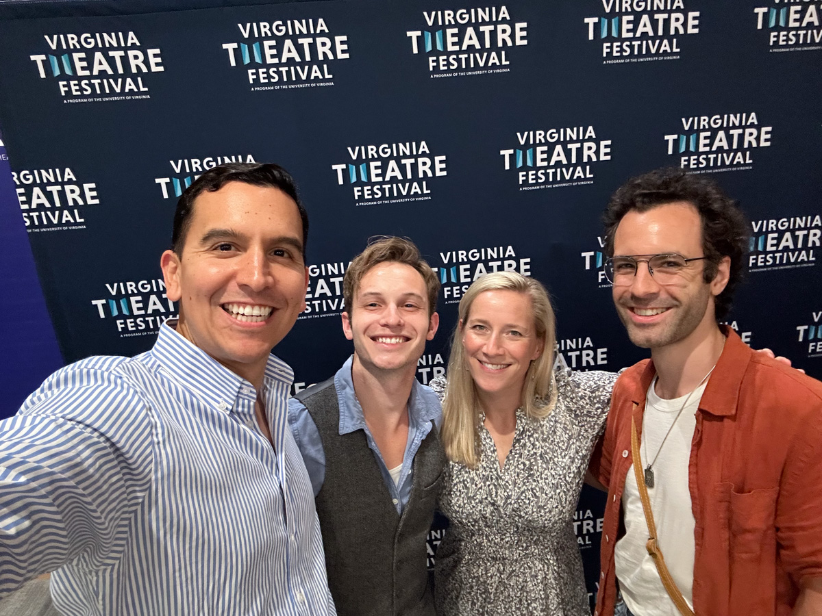 Kath Eats Blogger Kath Younger shares their Virginia Theater Festival + KERF Vacay - in photo: a group of people at the Virginia Theatre Festival