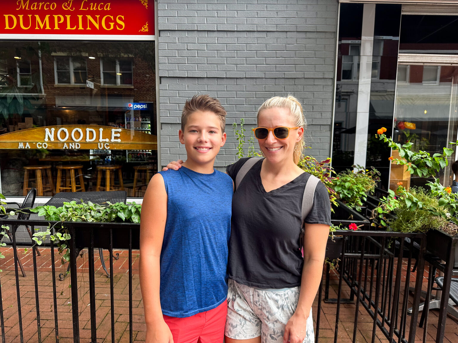 Kath Eats Blogger Kath Younger shares Summerween photos - Kath with his 12-year-old son Kath Eats Blogger Kath Younger shares Summerween photos - Kath with his 12-year-old son