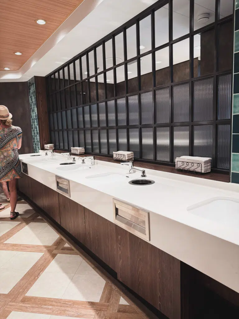 washing area