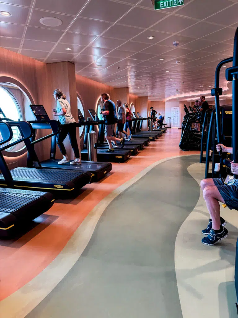 Disney Cruise On The Disney Wish Fitness Center