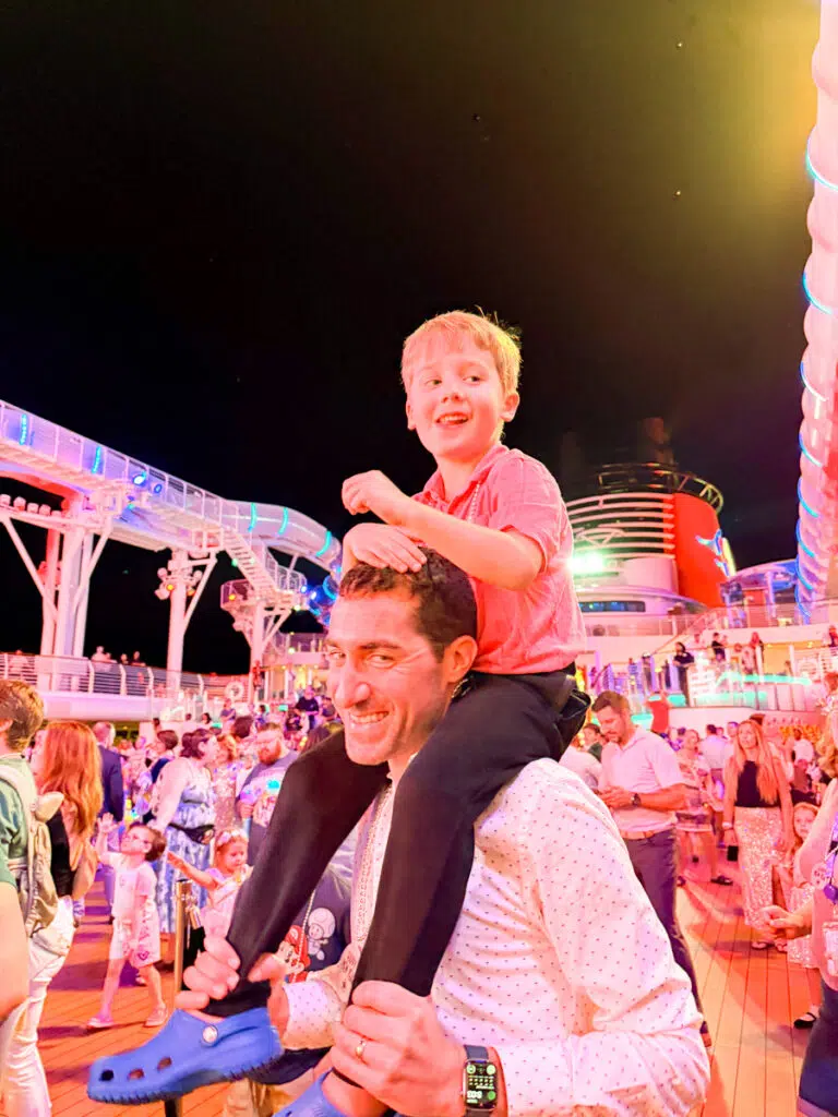 Disney Cruise On The Disney Wish Deck Parties