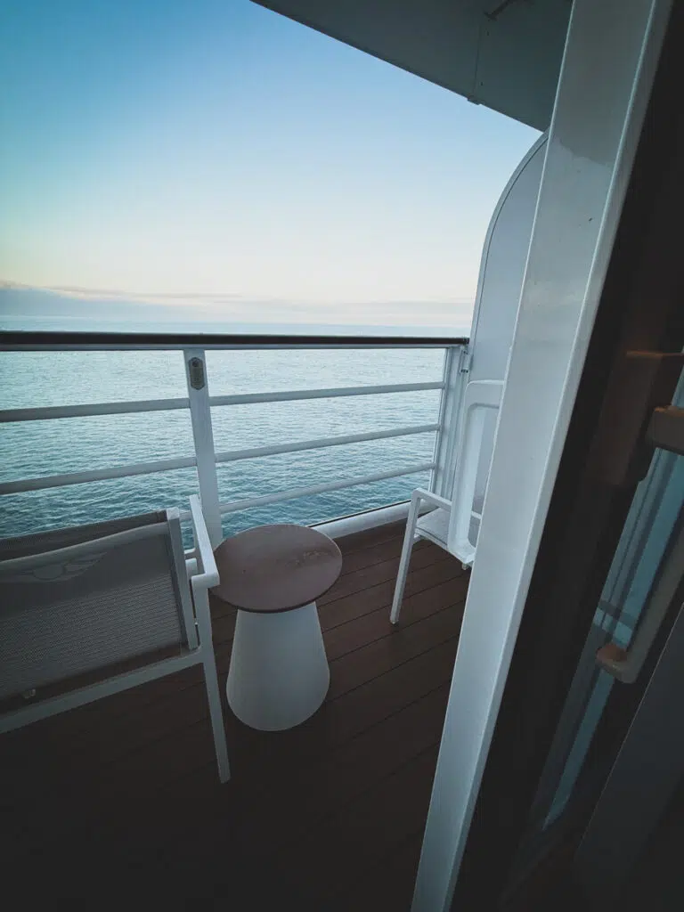 Disney Cruise On The Disney Wish balcony