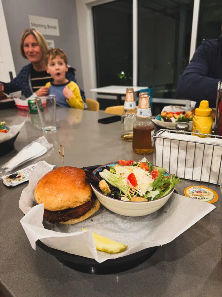 dinner after arrival
