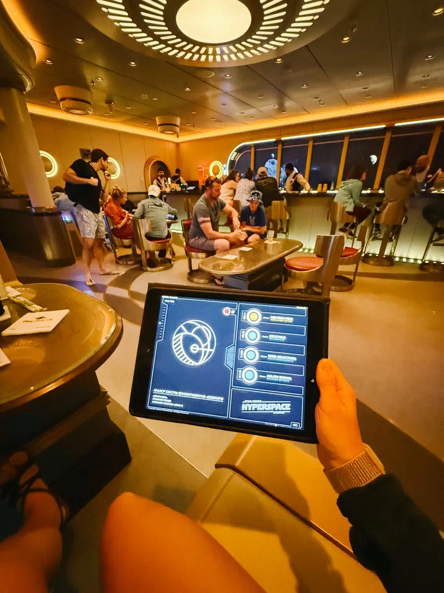 Disney Cruise On The Disney Wish HyperSpace Lounge