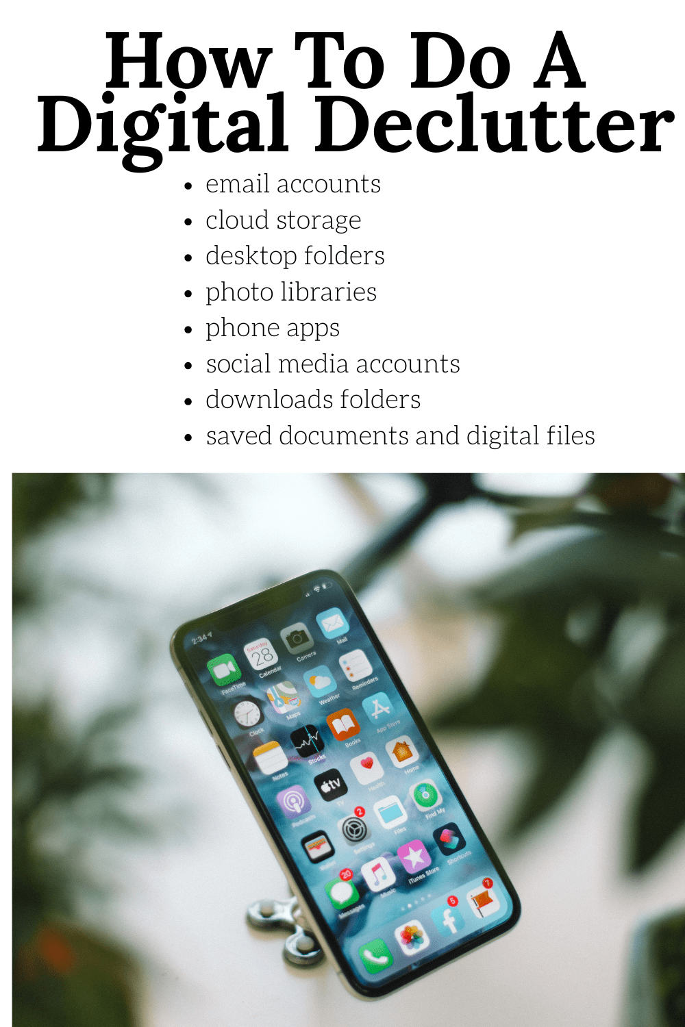How to Do a Digital Declutter (Step By Step) • Kath Eats