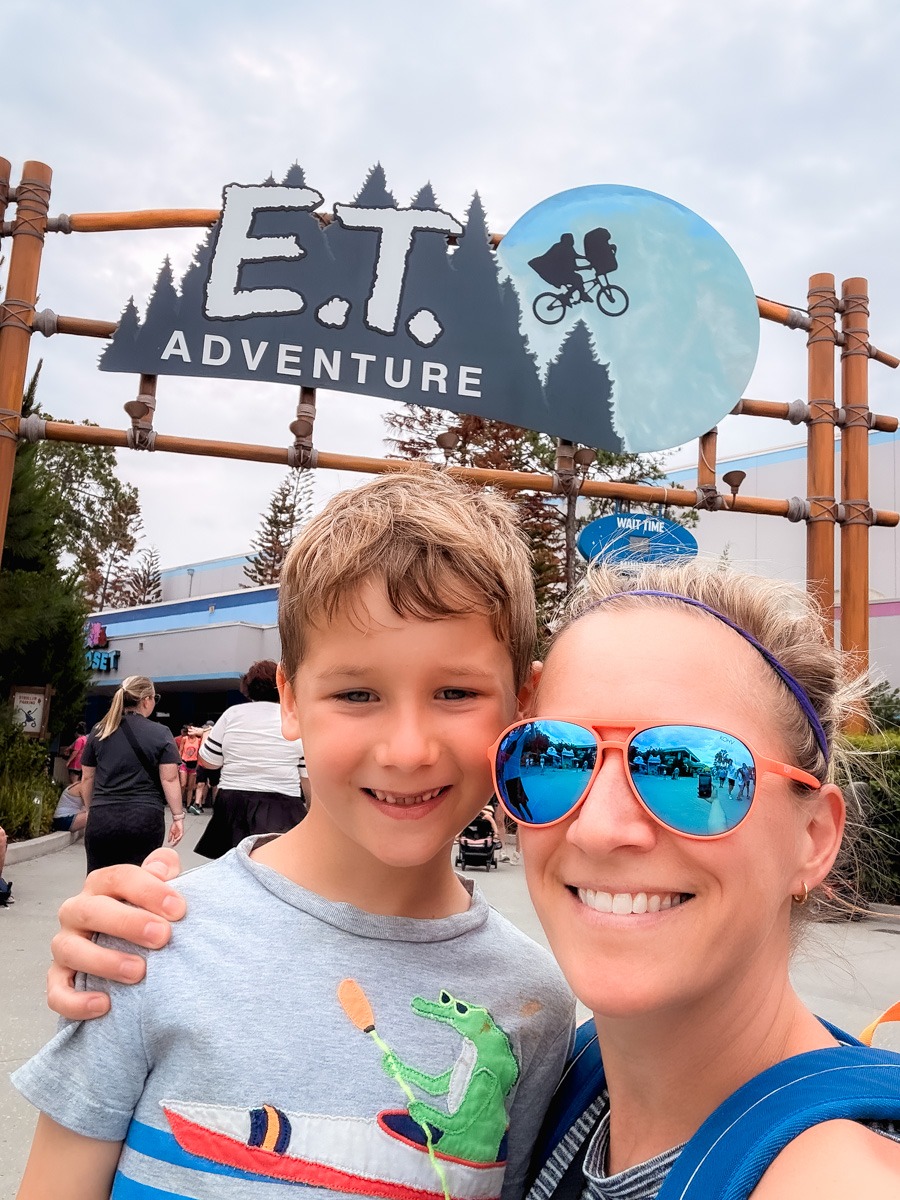 E.T. adventure sign at Universal studios