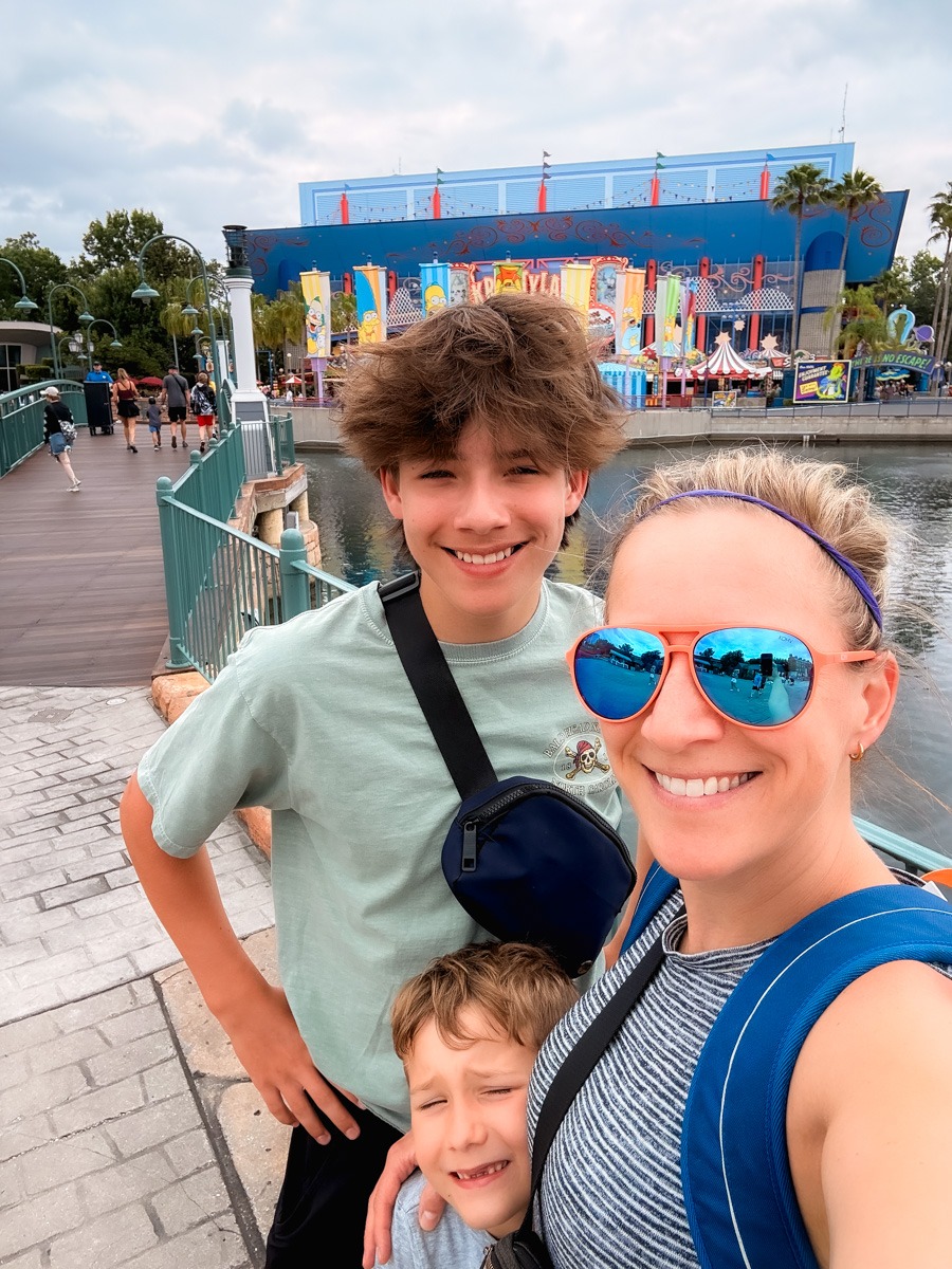 family at Krustyland
