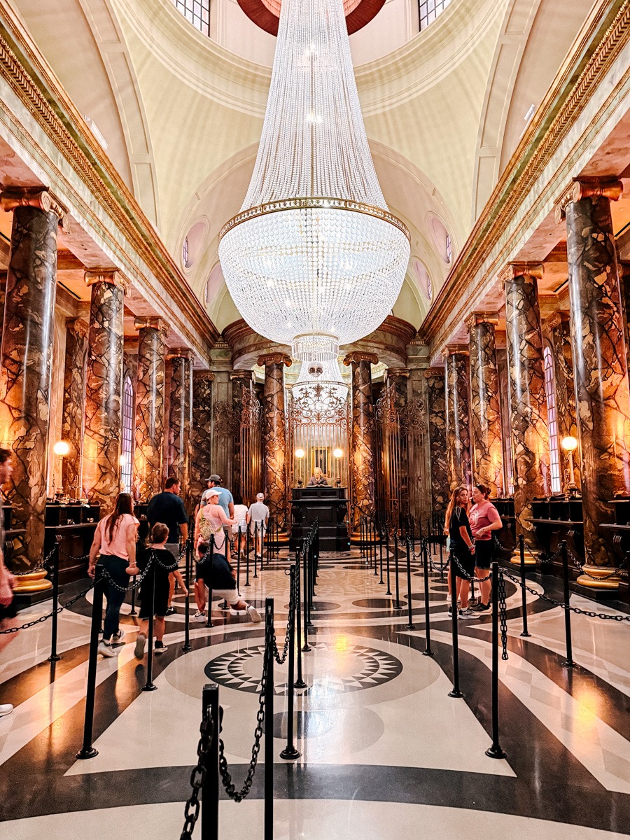 Gringotts bank in Universal Studios Florida